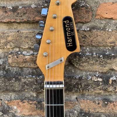 Harmond DeLuxe Bartolini 60’s Sunburst Vintage Guitar Made in Italy image 3