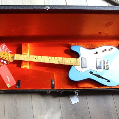 Fender American Vintage II '72 Telecaster Thinline, Lake Placid Blue, HARDCASE image 12