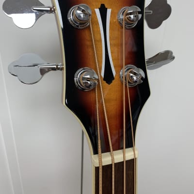 Fender FA-450CE 4-String Acoustic Electric Bass Guitar 3-Tone Sunburst image 5