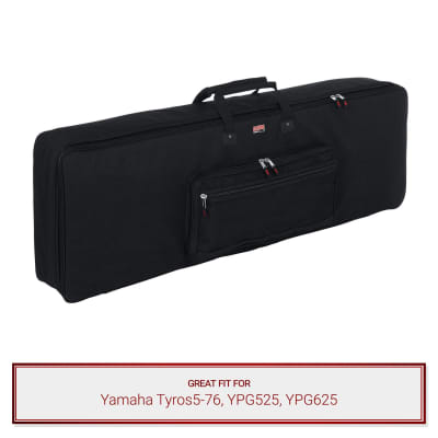 Gator Cases Keyboard Gig Bag fits Yamaha Tyros5-76, YPG525, YPG625