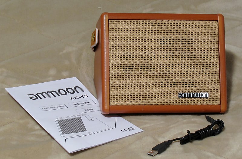 ammoon AC15 portable/rechargeable guitar amp Reverb