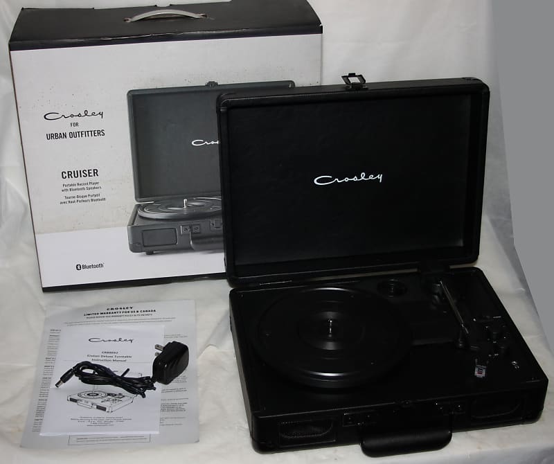 Crosley Cruiser Limited Edition Urban Outfitters Record Player Turntable Black image 1