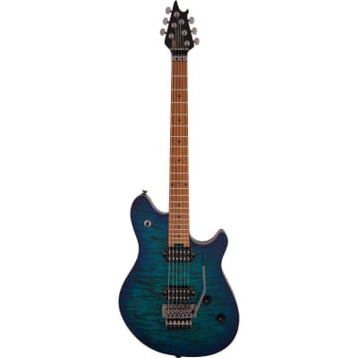 EVH Wolfgang Standard Quilt Maple Electric Guitar, Baked Maple Fingerboard, Chlorine Burst image 10