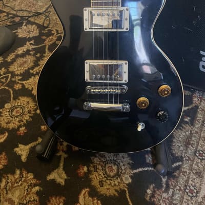 Left Handed Gibson Les Paul Double Cut Custom 2007 - Black image 5