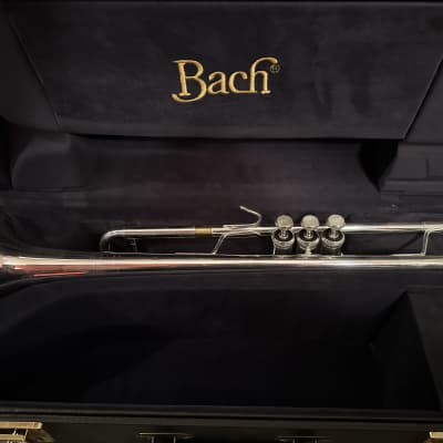 Bach LR180S43 Stradivarius Professional Model Bb Trumpet 2010s - Silver-Plated image 1