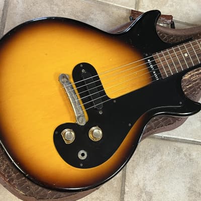 1964 Gibson Melody Maker 3/4 Scale Electric Guitar Sunburst w case for sale