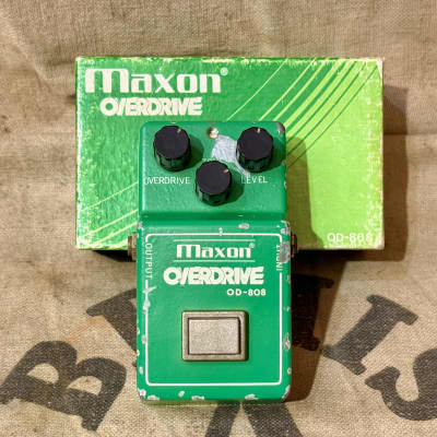 Maxon OD-808 Overdrive Japan 1980 RC4558P Malaysia | Reverb