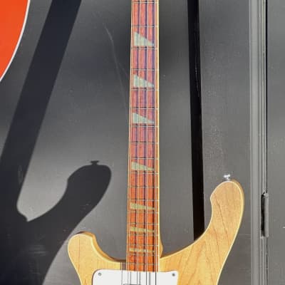 Rickenbacker 4001 Bass 1977 - gorgeous Mapleglo 4001 in a rare Left Handed spec that is like New in all respects. image 7