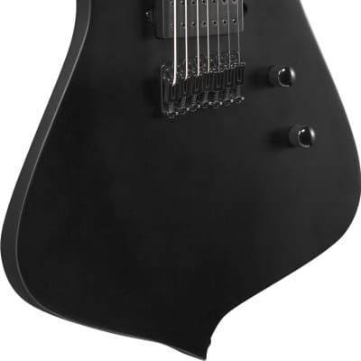 Ibanez ICTB721 Iceman Iron Label Electric Guitar - Flat Black  w/Gigbag image 3