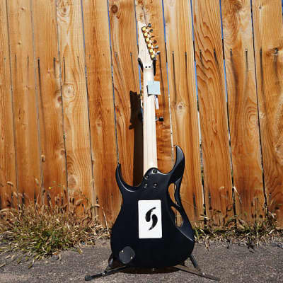Ibanez Steve Vai PIA3761 - Onyx Black 6-String Electric Guitar w/ Hardshell Case (2023) image 3
