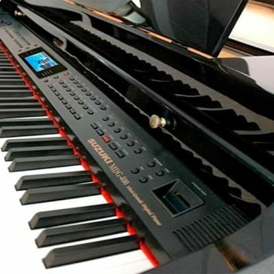 Suzuki MDG-400-BL Baby Grand Digital Piano w/Bench - Black High Gloss image 2