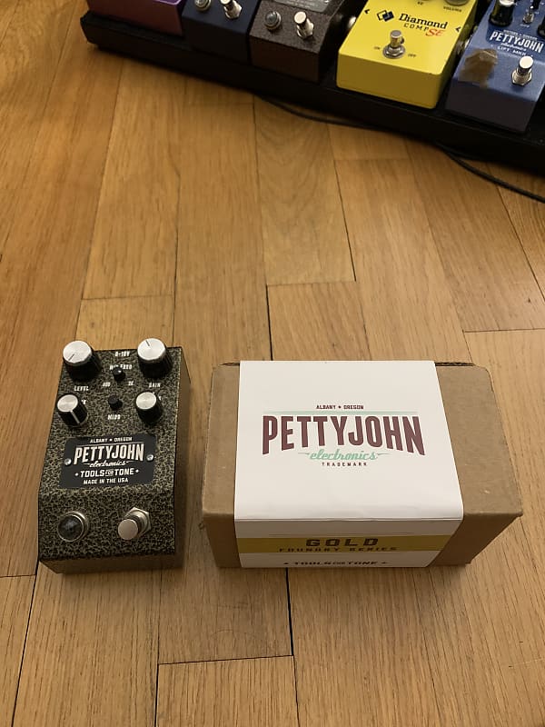 Pettyjohn Electronics Gold Overdrive 2010s - Gold | Reverb Deutschland