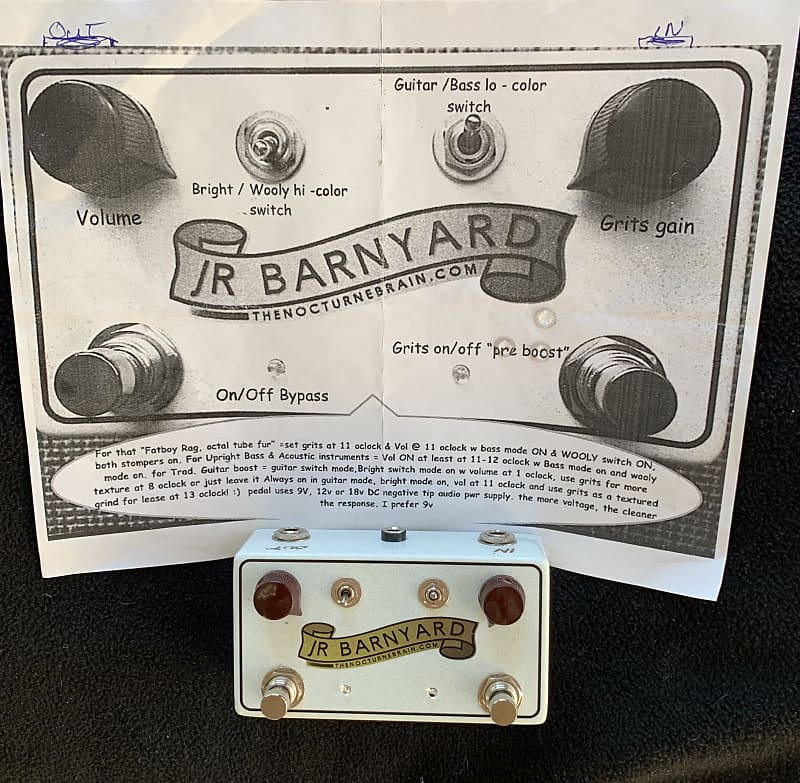 Nocturne Brain Jr Barnyard 2017 White/Gold | Reverb