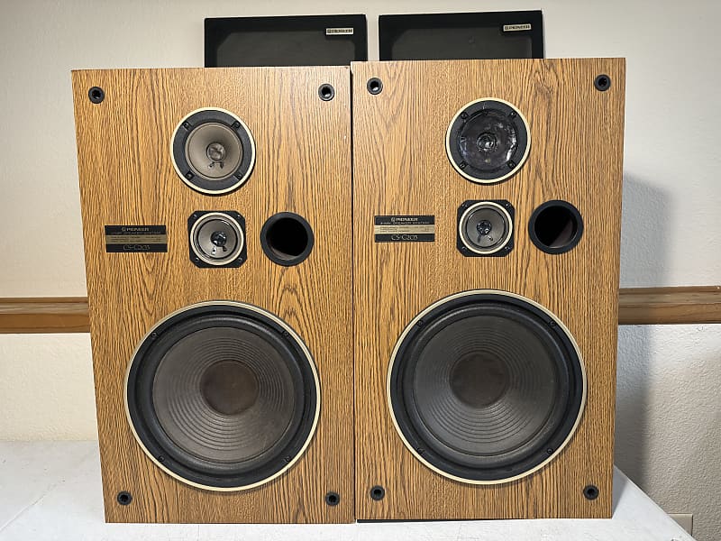 Pioneer CSG203 Floor Speakers HiFi Stereo Vintage Audiophile Reverb