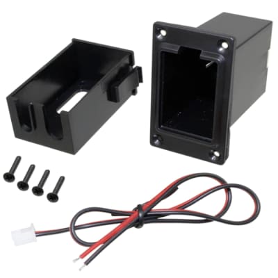 Allparts 9V Battery Box with Lead & Mounting Screws