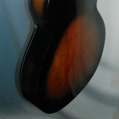 Decca Hollow Body Archtop Acoustic Guitar Made in Japan Sunburst vintage image 15