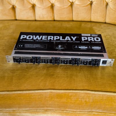 Behringer Powerplay Pro HA4600 4-Channel Headphone Amplifier Behringer Powerplay Pro HA4600 4-Channel Headphone Amplifier