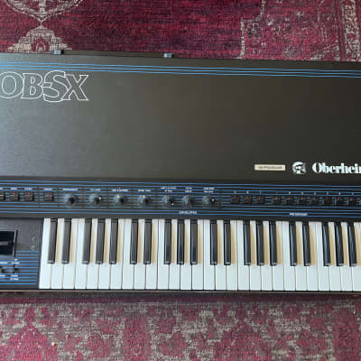 Oberheim OB-SX 49-Key 6-Voice Synthesizer 1980 - Black with Wood Sides