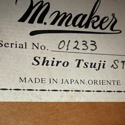 Shiro Tsuji M. Maker ST-150 Jazz Archtop Handmade Rare! image 14