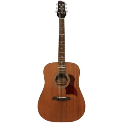 Sawtooth Mahogany Series Dreadnought Acoustic Electric Guitar with Mahogany Back and Sides image 3
