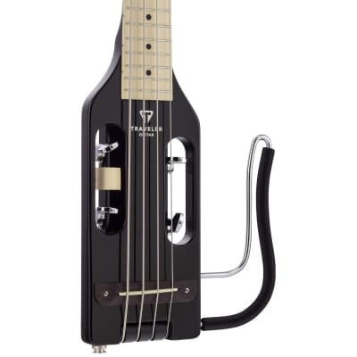 Traveler Guitar Ultra-Light Bass Acoustic-Electric Travel Bass Guitar (Gloss Black) image 3