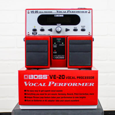 Preowned Boss VE-20 Vocal Performer Voice Effects Processor Pedal w/ Box