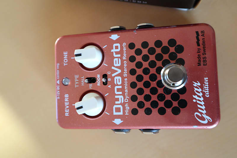 EBS DynaVerb High Dynamics Stereo Reverb Pedal