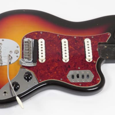 Fender Bass VI 1963 Sunburst ~ Slab Board ~ Original Case image 15