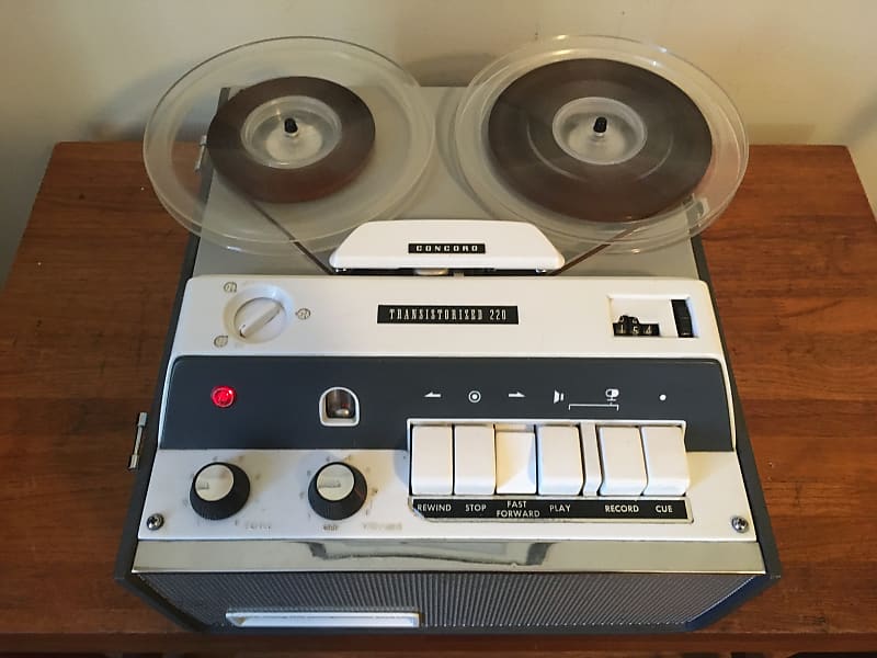 Concord 401 Portable Stereo Tape Recorder Manual