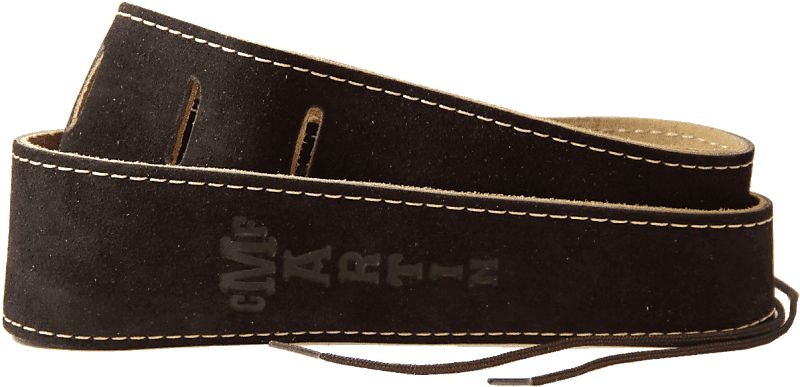 Martin A0017 2.5" Suede Guitar Strap - Brown image 1