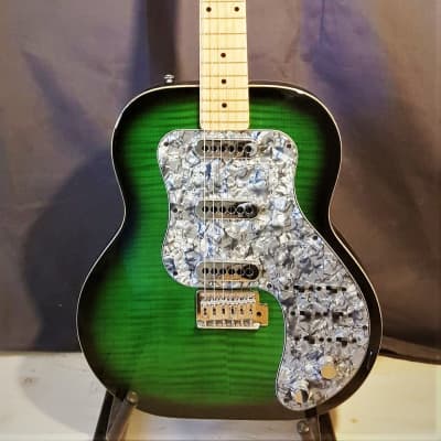 Burns Steer Custom 2002 Unique protype model Brian May green Special image 2