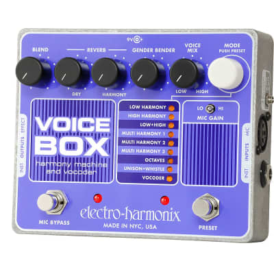 Electro-Harmonix VOICE BOX Harmony Machine & Vocoder, 9.6DC-200 PSU included image 1