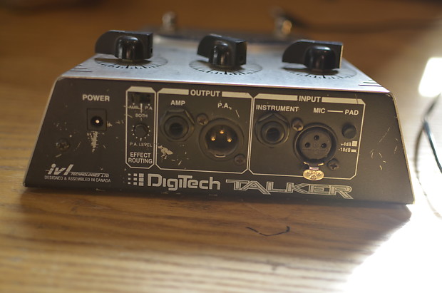 Digitech Talker Advanced Vocal Synthesis Vocoder Effects