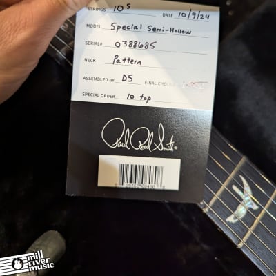 Paul Reed Smith PRS Core Special Semi-Hollow Electric Guitar McCarty Sunburst 10-Top w/HSC image 9