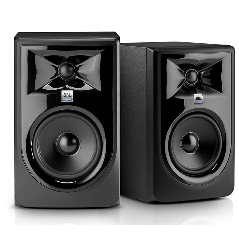 JBL 306P MkII Active Powered 6.5" 2-Way Bi-Amped Studio Monitor MK2 Speaker PAIR image 1