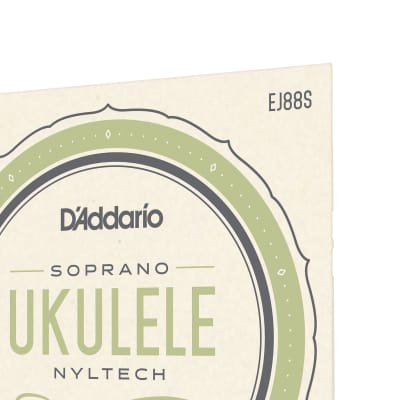 D'Addario EJ88S Nyltech Soprano Natural Nylon Ukulele Uke Strings image 5