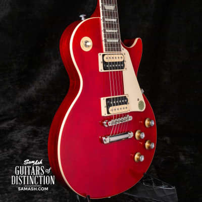 Gibson Les Paul Classic Electric Guitar (Translucent Cherry) (New York,NY) for sale