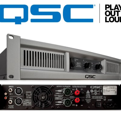 QSC GX7 Light Weight, Power Amplifier, 2-channel 725W / ch at 8-Ohm, 1000W / ch at 4-Ohm image 3