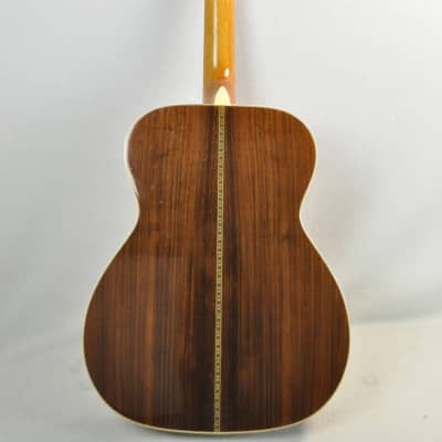 Ensenada Japan MIJ Japanese Norma, National, 000-28 OM28 Style Acoustic Guitar w/ Chipboard case image 5