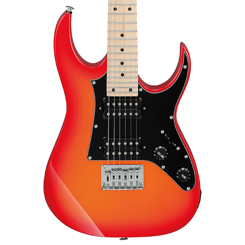 Ibanez GRGM21MORB MIKRO Electric Guitar - Orange Burst image 1