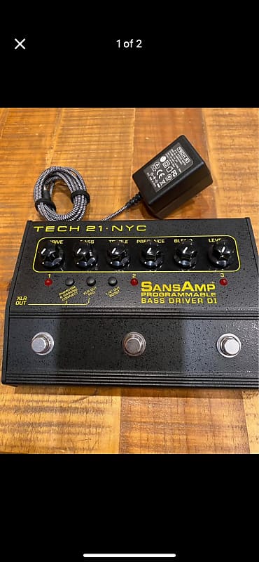 Tech 21 Sansamp Programmable Bass Driver