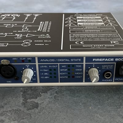 RME Fireface 800 Firewire Audio Interface | Reverb