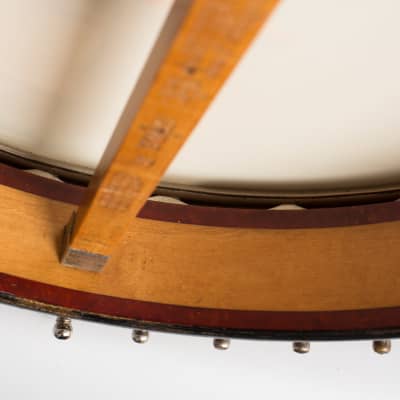 Fairbanks/Vega  Whyte Laydie Style R Conversion 5 String Banjo (1920), ser. #44339, tweed hard shell case. image 14