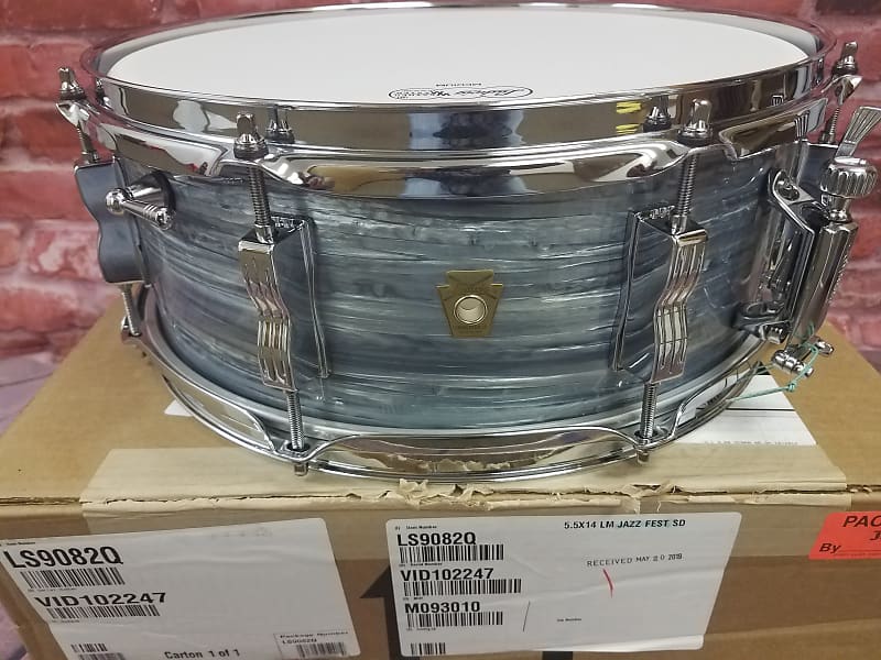 Ludwig Legacy Mahogany Blue Oyster Jazz Fest 5.5x14