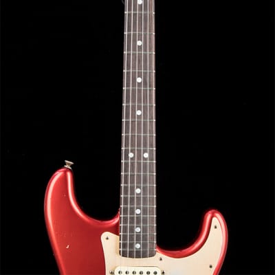Fender Custom Shop 2019 LTD Big Head Stratocaster - Aged Candy Apple Red image 5