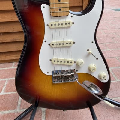 Fender Stratocaster 1958 3-Tone Sunburst Maple Neck/Fretboard. Pre CBS-Vintage. From Joe Bonamassa Collection. image 3