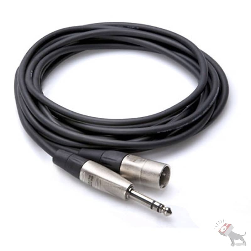 Mint Hosa Technology HSX-015 Pro Balanced Interconnect Cable 1/4 in TRS to XLR3M 15 ft image 1