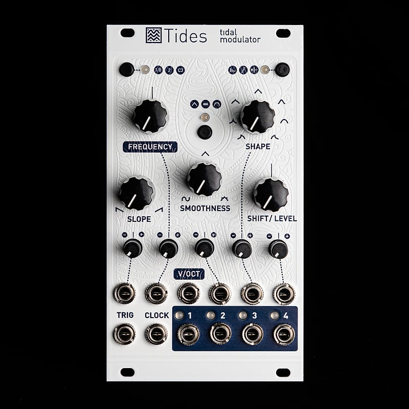 Mutable Instruments Tides v2 Eurorack Synth Clone Module (White Textured) image 1