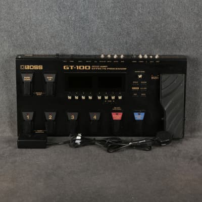 Reverb.com listing, price, conditions, and images for boss-gt-100-amp-effects-processor