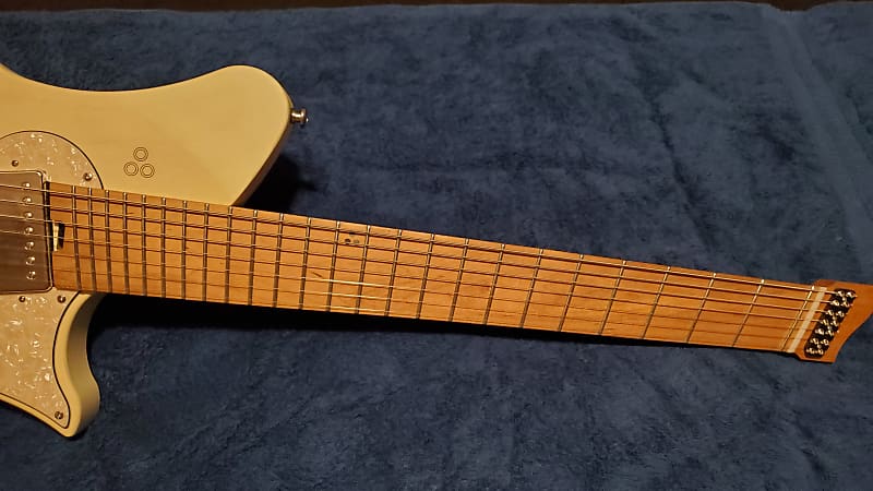 【レア】GOC Guitars Satya Headless Guitar 7 GOC Satya 7 Headless 7-String Electric Guitar (Worn Blue
